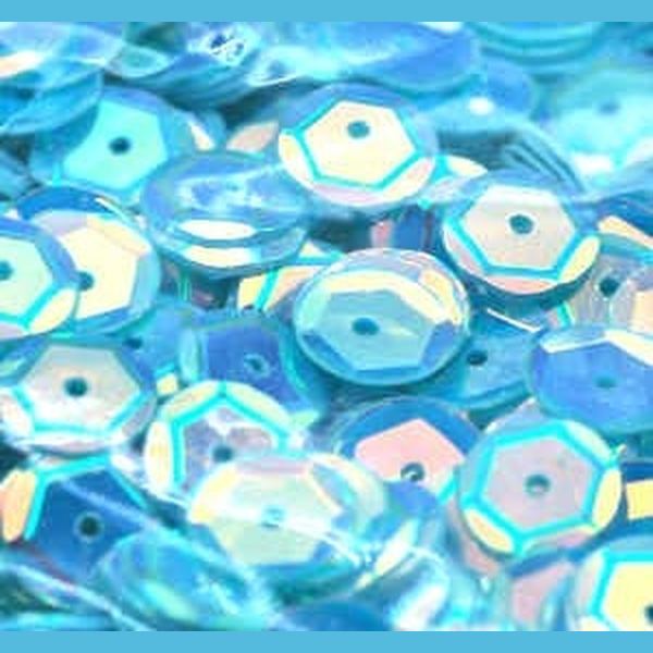 8mm Slightly Cupped Crystal Opaque Atmosphere
