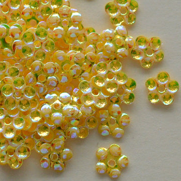 5mm Flower Crystal Opaque Sunsational