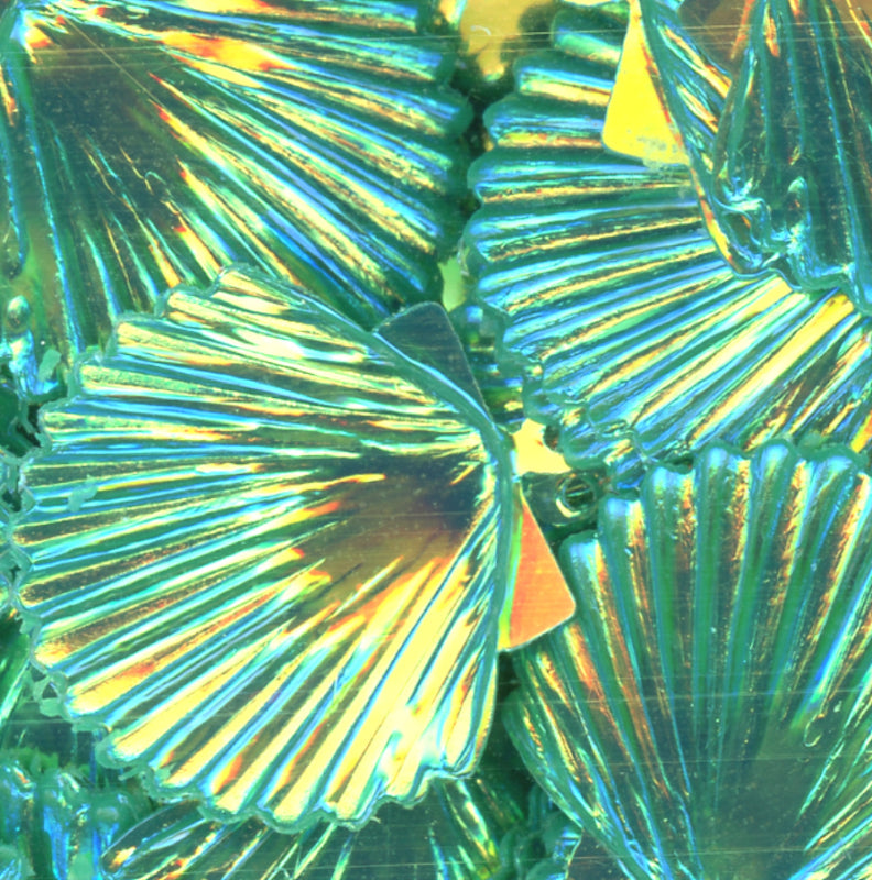 22mm Shell Crystal Opaque Jaded