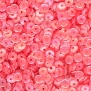4mm Slightly Cupped Satin Blush