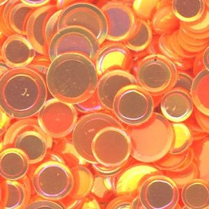 Crystal Opaque Confetti Tangy Tangerine