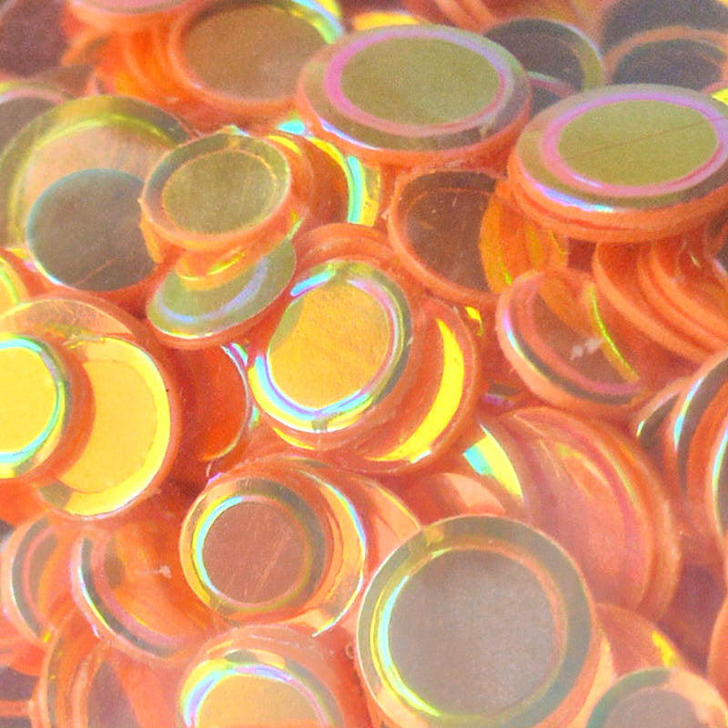 Crystal Opaque Confetti Tangy Tangerine 100 grams