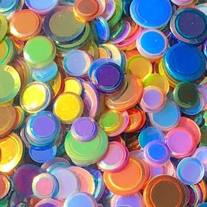 Crystal Opaque Confetti Mixed Colors