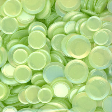 Satin Matte Confetti Light Chartreuse