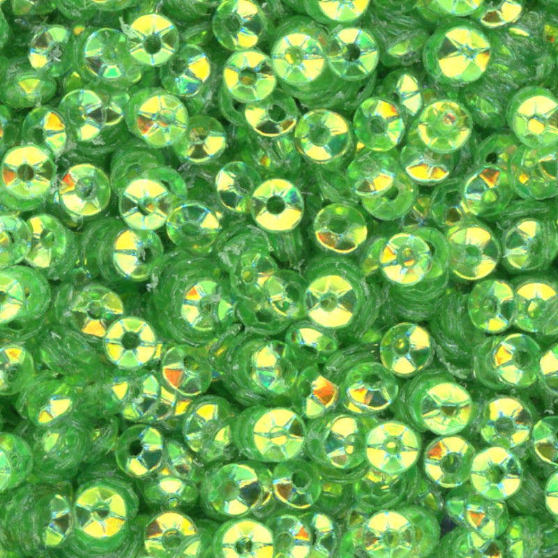 3mm Fully Cupped Crystal Iris Mystic Meadow 100 grams