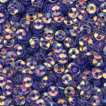 3mm Fully Cupped Crystal Iris Purple Potion