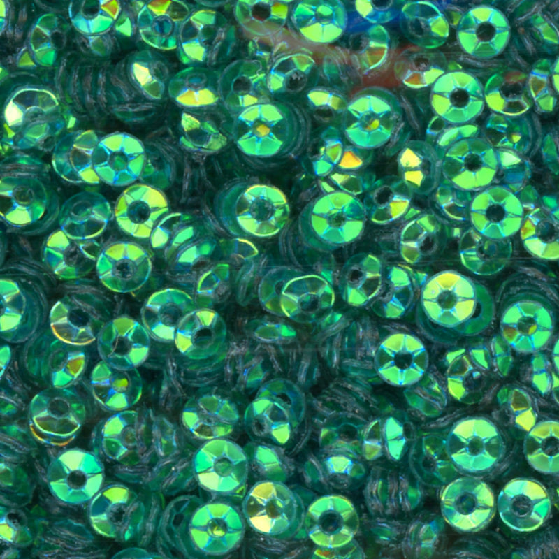 3mm Fully Cupped Crystal Iris Seaspray 100 grams