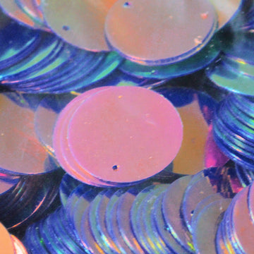 20mm Paillette Crystal Opaque Blue Streak 1000 count