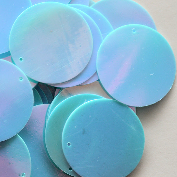 30mm Paillette Crystal Opaque Oceanside 500 count