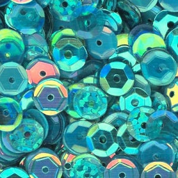 5mm Slightly Cupped Deep End Sequin blend