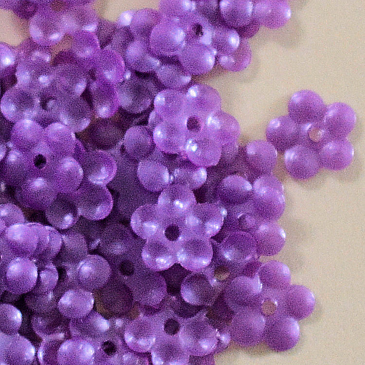 5mm Satin Flower Orchid 100 grams