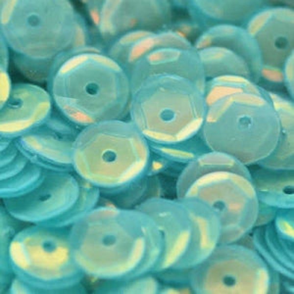 6mm Slightly Cupped Opalescent Maui