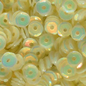 4mm Slightly Cupped Opalescent Chiffon