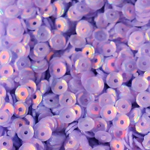 4mm Slightly Cupped Opalescent Iris