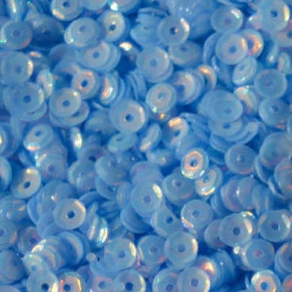 4mm Slightly Cupped Opalescent Hydrangea