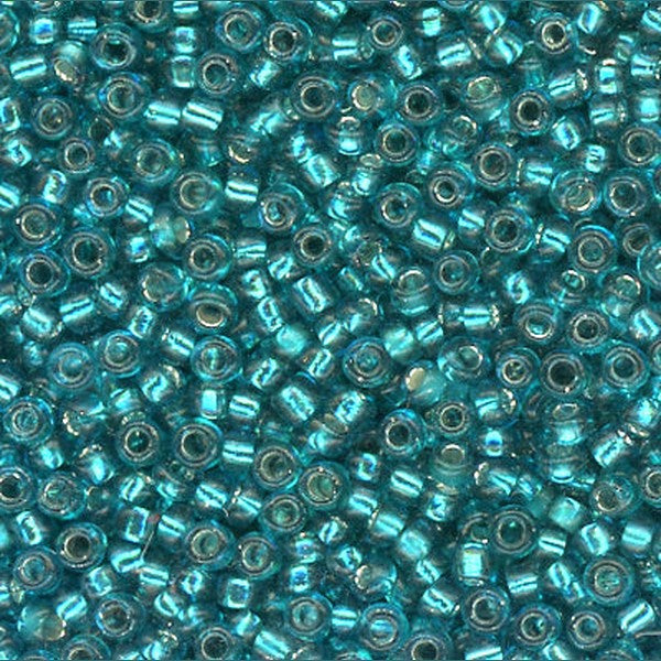 11/0 Bead Silver Lined Turquoise 100 grams