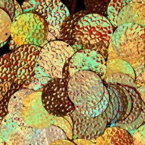 20mm Crystal Metallic Paillette Calypso