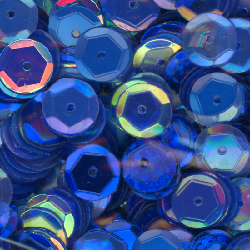 8mm Slightly Cupped Midnight Masquerade Sequin blend