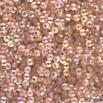 3mm Fully Cupped Iridescent Buff Brown
