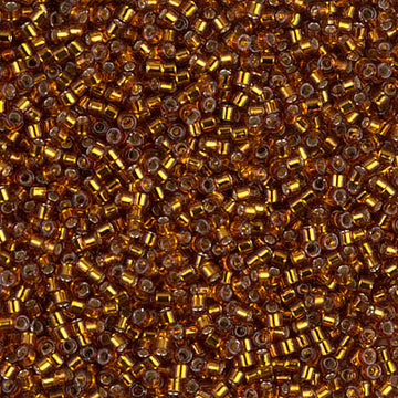 Delica 11/0 Silver Lined Dark Topaz