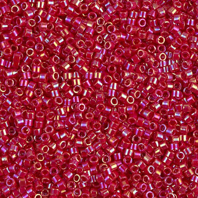 Delica 11/0 Red Opaque AB