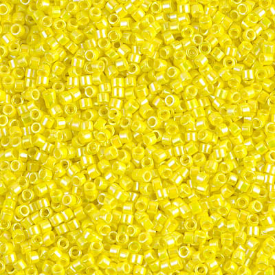 Delica 11/0 Yellow Opaque AB