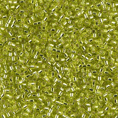Delica 11/0 Silver Lined Chartreuse