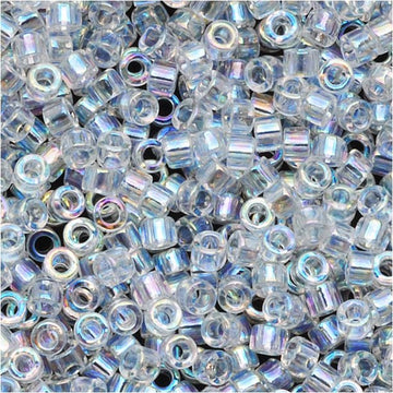 Delica 11/0 Crystal AB 50-grams