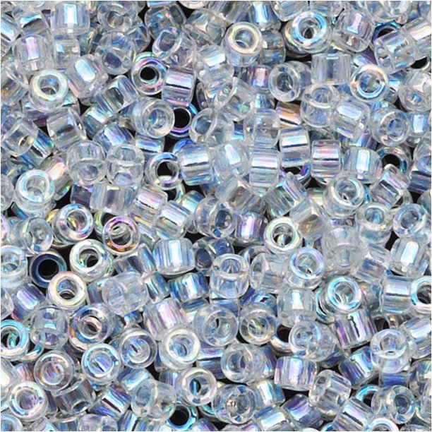 Delica 11/0 Crystal AB 50-grams