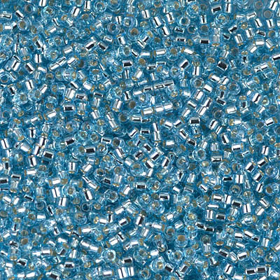 Delica 11/0 Silver Lined Blue Aqua