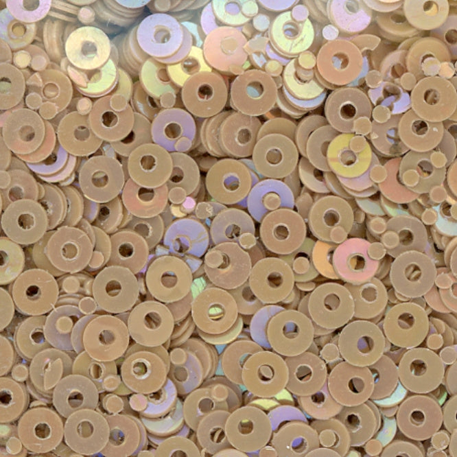 3mm Flat Opaque Iridescent Beige