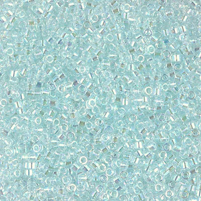 Delica 11/0 Transparent Pale Aqua AB