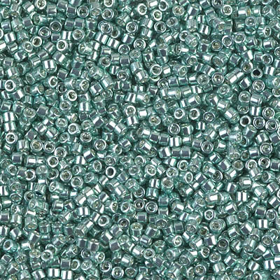 Delica 11/0 Galvanized Turquoise Green