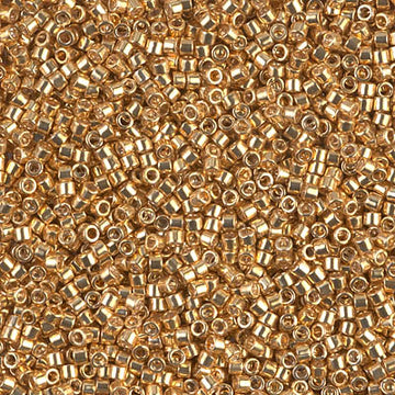 Delica 11/0 Galvanized Yellow Gold