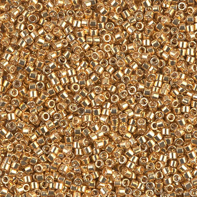 Delica 11/0 Galvanized Yellow Gold