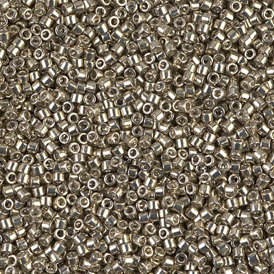 Delica 11/0 Galvanized Pewter