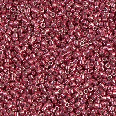 Delica 11/0 Galvanized Light Cranberry