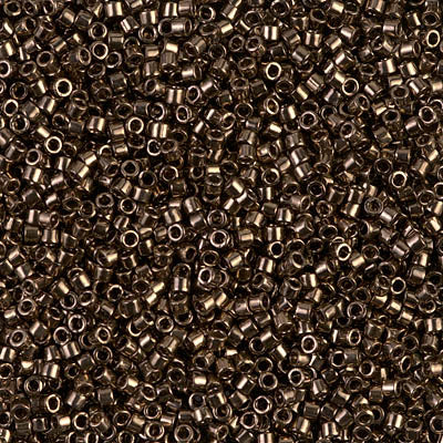 Delica 11/0 Metallic Dark Bronze
