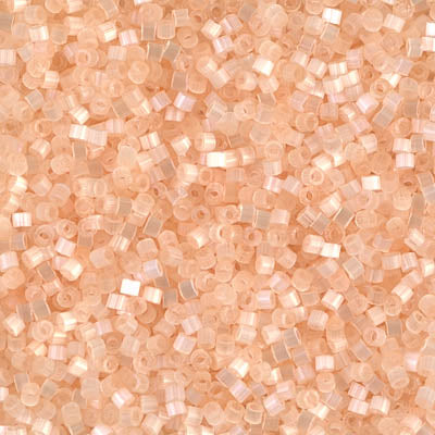 Delica 11/0 Light Apricot/Pale Coral Silk Satin