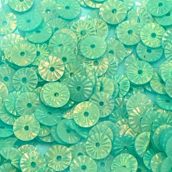 6mm Flat Embossed Opalescent Lanai