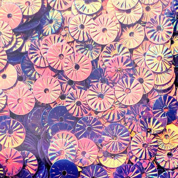 6mm Embossed Crystal Opaque Periwinkle
