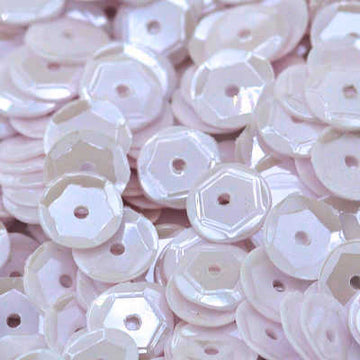 6mm Slightly Cupped Opaque Bright White