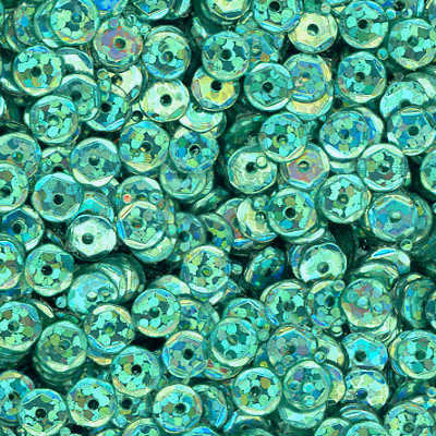 5mm Slightly Cupped Hologram Magic Mint