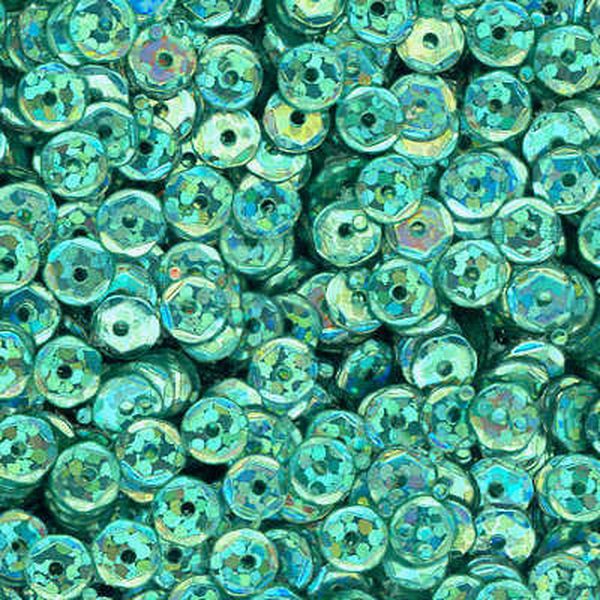 5mm Slightly Cupped Hologram Magic Mint