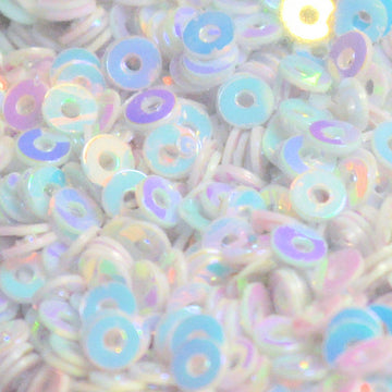 3mm Flat Crystal Opaque White 100 grams