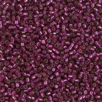 Delica 11/0 Silver Lined Dark Rose
