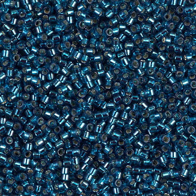 Delica 11/0 Silver Lined Dk Blue Turquoise