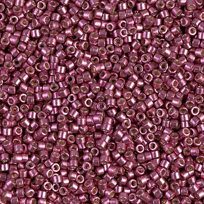Delica 11/0  Duracoat Galvanized Magenta