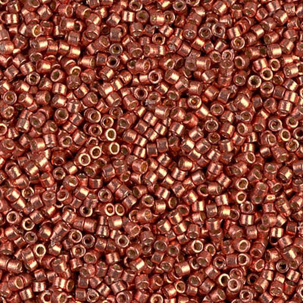 Delica 11/0 Duracoat Galvanized Pink Blush