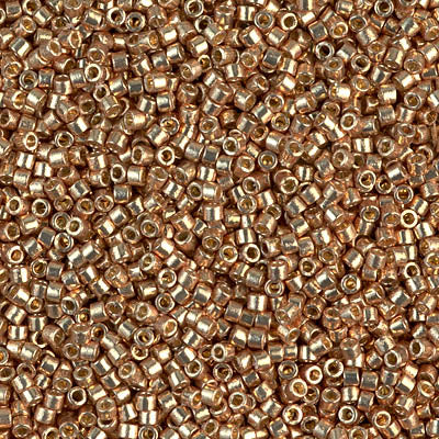 Delica 11/0 Duracoat Galvanized Champagne